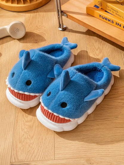 Shark slippers side view
