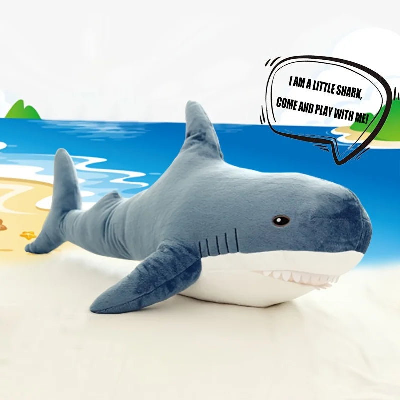 Shark plush size comparison
