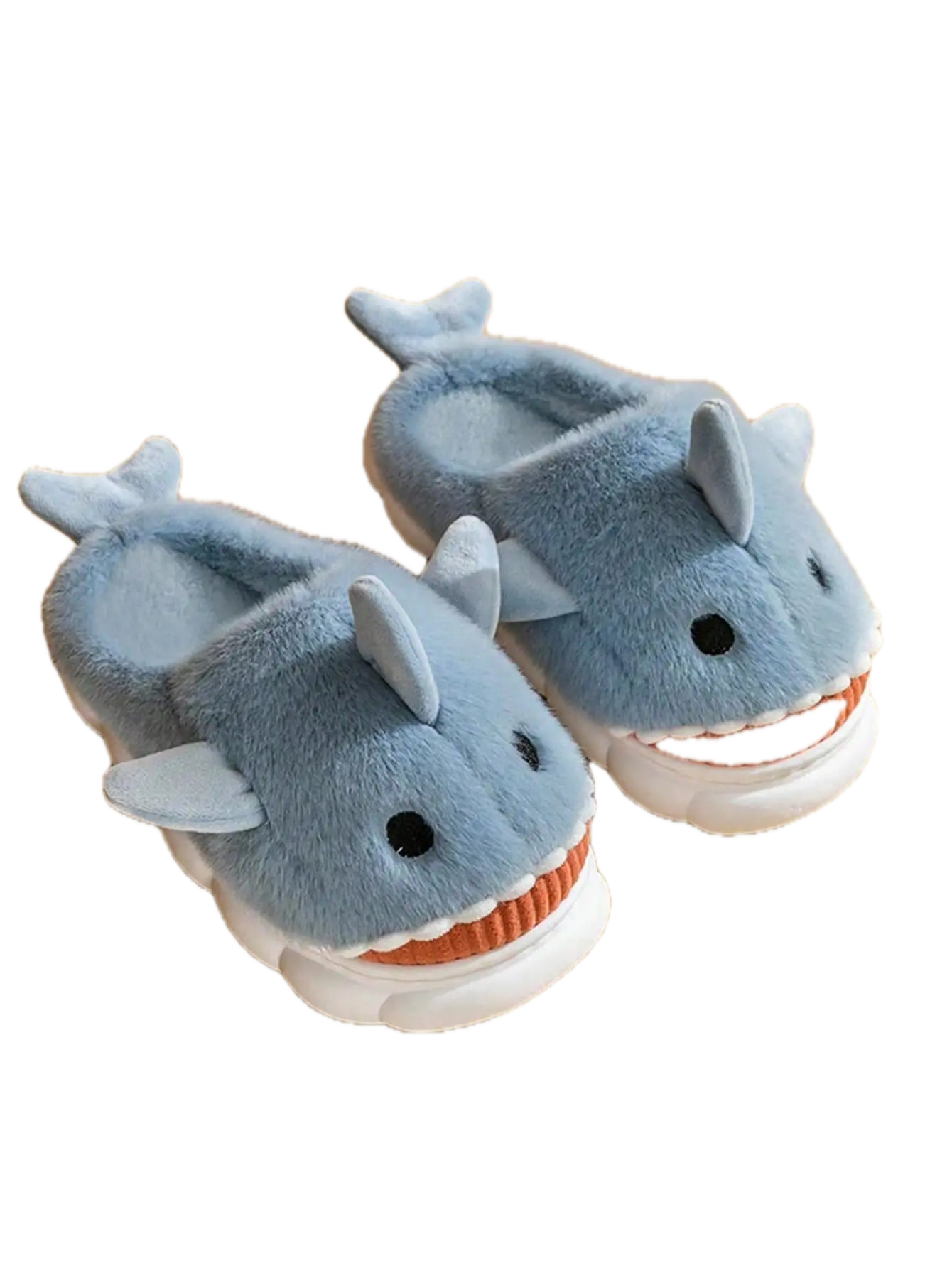 Snuggle Shark Slippers on clean background